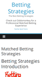 Mobile Screenshot of betting-strategies.net